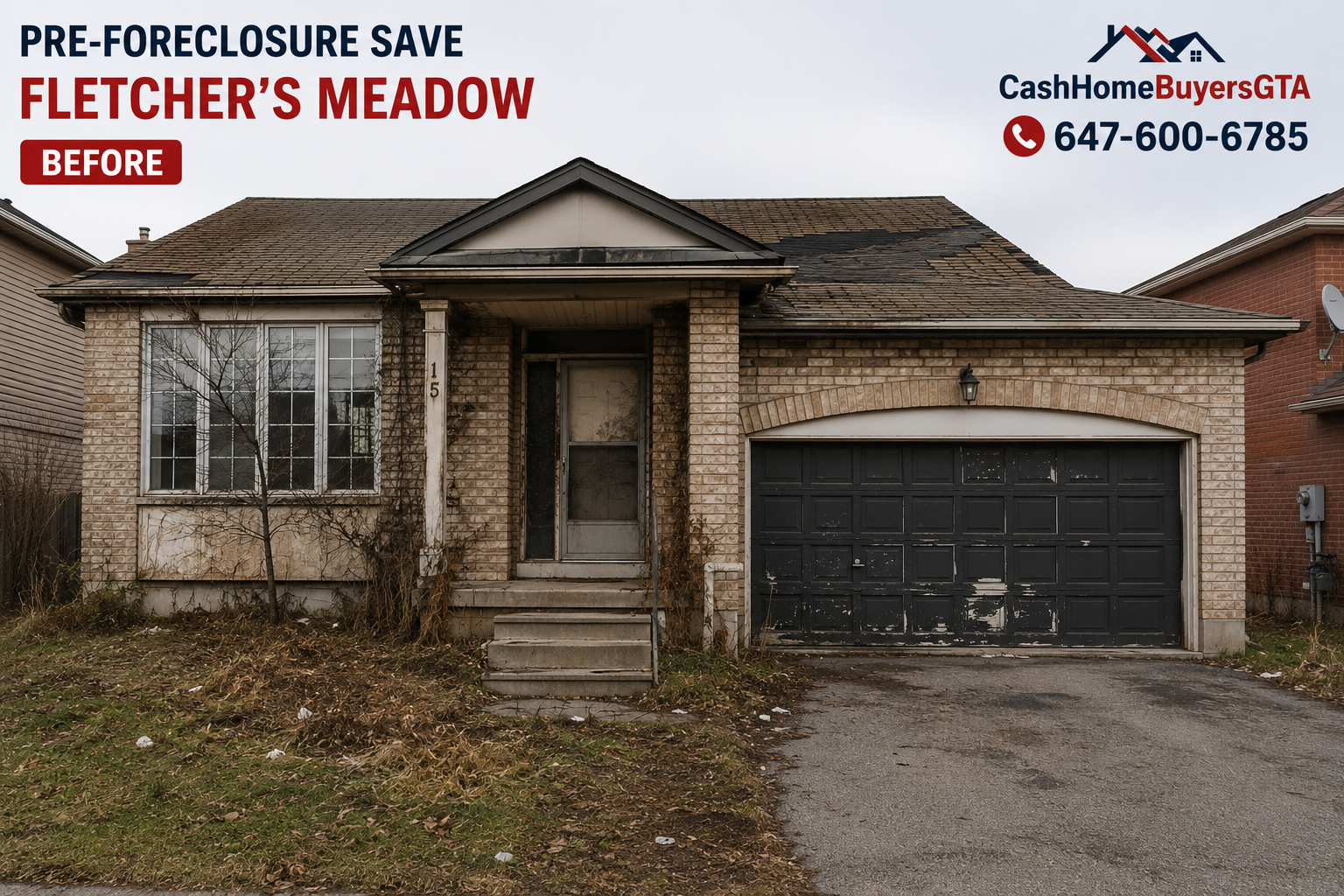Pre-foreclosure house in Fletcher's Meadow before sale