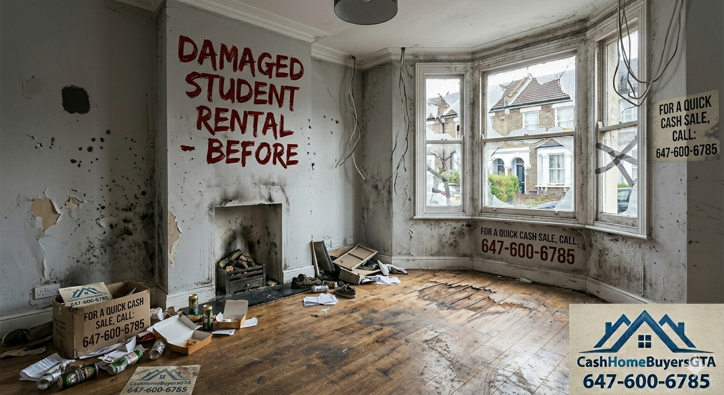 Student rental before repairs in London